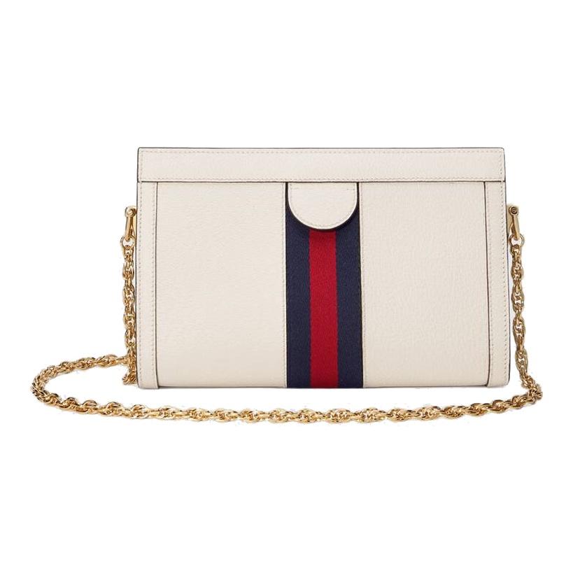Gucci Ophidia Small Shoulder Bag White Women Shoulder_bags 503877-DJ2DG-8454