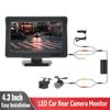 4.3 Inch Car Rear Camera Monitor LED Reversing Camera with Screen TFT LCD Display for Vehicle Parking Easy Installation