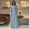 2024 Осень Нежный Стиль Женское Цветочное Макси Платье Свободного Покроя