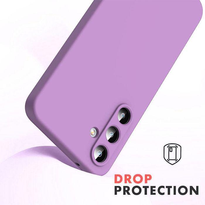 Coque de protection - BOOLING - pour Samsung Galaxy A26 5G - Slim - Antichoc - Violet - 2 Verres Trempés