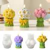 Valentine's Day Gift Tulip Bouquet Silicone Mold DIY Flowers Aroma Candle Molds Handmade Soap Making Supplies