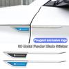 2 Stück Metall Autoaufkleber Emblem Kotflügel Klinge Styling Abzeichen Aufkleber für Peugeot 3008 308 2008 508 607 106 406 407 307 206 301
