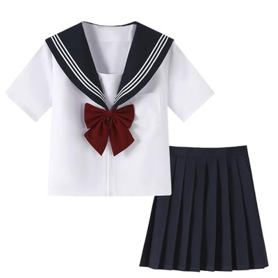 Sailor Authentic JK High School Cosplay 2 Длинные рукава и шорты Sailor JK Cosplay School Плиссированные JK Bow Class Kansai School British Junior High School
