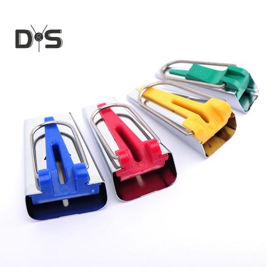 3/4/5Pcs Bias Tape Maker 6/9/12/18/25MM 5 Sizes Bias Binding Tape Making Tool Portable Professional DIY Fabric Quilting Sewing Accessories