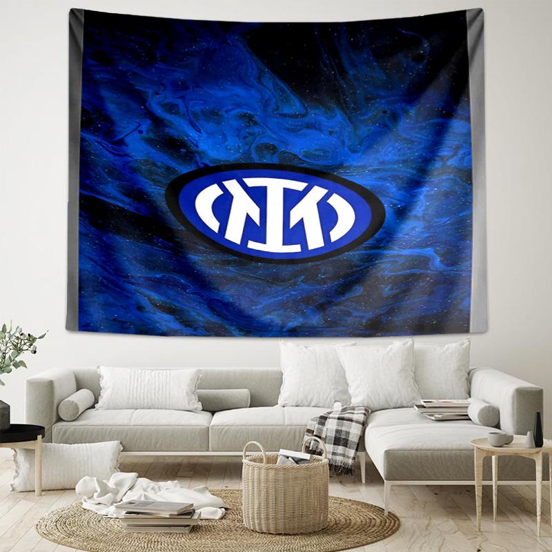 1pc FC Inter Milan logo Tapestry, Living Room, Bedroom, Office, Party Decor, Ideal Festive Gift