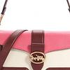 Coach Джорджи 27 Классическая Пряжка Лошадь и Карета Цветовой Блок Кожаная Сумка Под Мышку Сумка Бога Вина Сумка-Тоут Через Плечо Средняя C4065-IMSPV