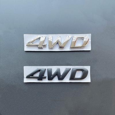 3D Металлический Логотип 4WD Наклейки-Шильдики Наклейки на Задний Багажник Крыло Автомобиля Аксессуар Для Hyundai IX25 IX35 Tucson Santafe