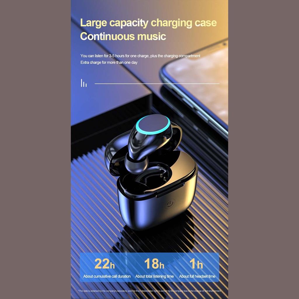 Новинка 2021 года, беспроводная внутриканальная Bluetooth-гарнитура A14 TWS-5.0 со светодиодной подсветкой и шумоподавлением