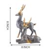 Deer Statues for Home Decor, Decorative Animal Figurines Sculptures, Living Room, Bedroom, Kitchen, Dining Room, Showpiece