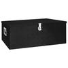 VidaXL Storage Box Black 100x55x37 Cm Aluminium 152257