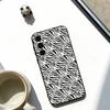 Чехол для телефона с принтом зебры, черный силикон, мягкий, для Samsung Galaxy A73, A72, A71, A70, A53, A52, A51