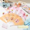Charming Cartoon Portable Folding Fan for Kids - Mini Plastic Summer Fan