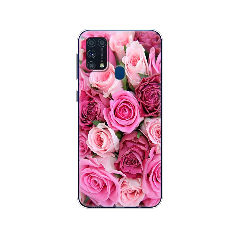 Чехол для Samsung M31, 6,4 дюйма, мягкий силиконовый чехол из ТПУ для Samsung Galaxy M31 M 31 SM-M315FZBVSER m315, задняя панель телефона, бампер, чехол