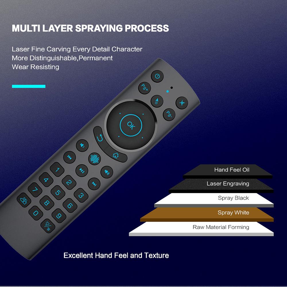 Сменный пульт дистанционного управления BT 5.0 Voice Remote Control G20S BT PRO с беспроводной ИК-подсветкой 2.4G с обучающими гироскопами Air Mouse для Android TV Box PC