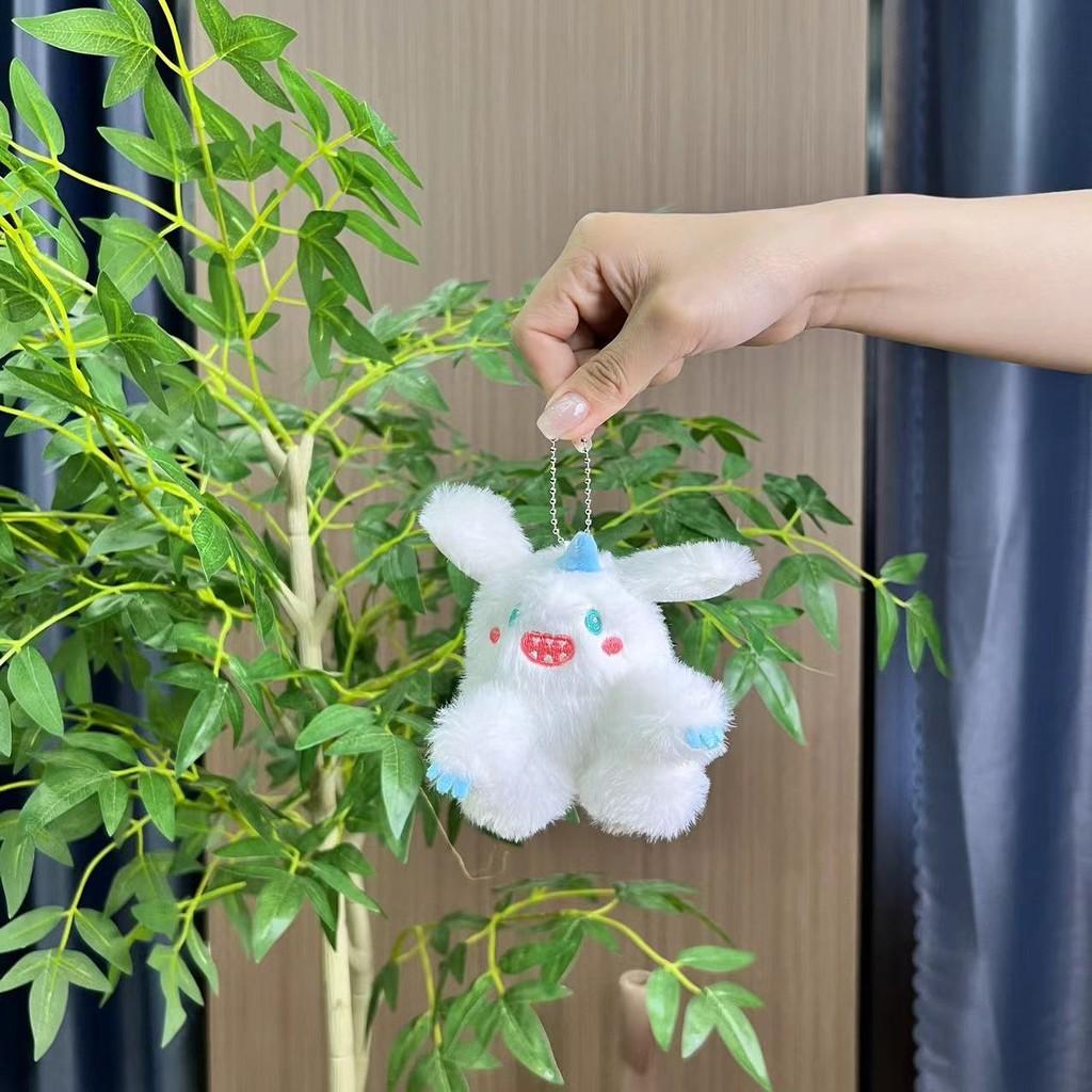 Adorable Large-eyed Monster Plush Toy For Girls Keychain Cute Bag Pendant Doll