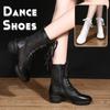 Women Girls Mesh Dance Shoes Jazz Modern Sports Dance Boots Dance Competition Specific Low Heel Breathable Teacher Dance Shoes High Top Boots
