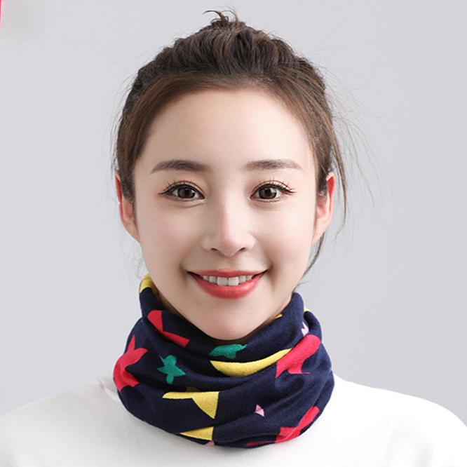 Винтажный снуд с узором снежинок, набор в стиле бохо, мягкий, теплый, эластичный, шапки, зимний, для улицы, ветрозащитный, холодозащитный, защита шеи