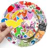 50 шт. Мультяшные стикеры оригами - Креативное водостойкое DIY-украшение для чехлов телефонов, компьютеров, блокнотов и канцелярских принадлежностей.