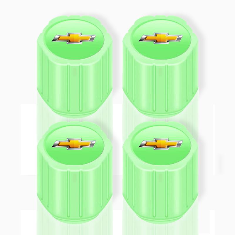 Светящиеся Колпачки Клапанов Автомобильных Шин Флуоресцентные Колпачки Клапанов Колес Мотоцикла для Chevrolet Malibu XL Equinox Автомобильные Накладки на Пороги Аксессуары