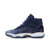Womens Air Jordan 11 Retro 'Midnight Navy Velvet' (women's sizes) Midnight Navy / Metallic Silver / White Vintage Basketball Shoes AR0715 441