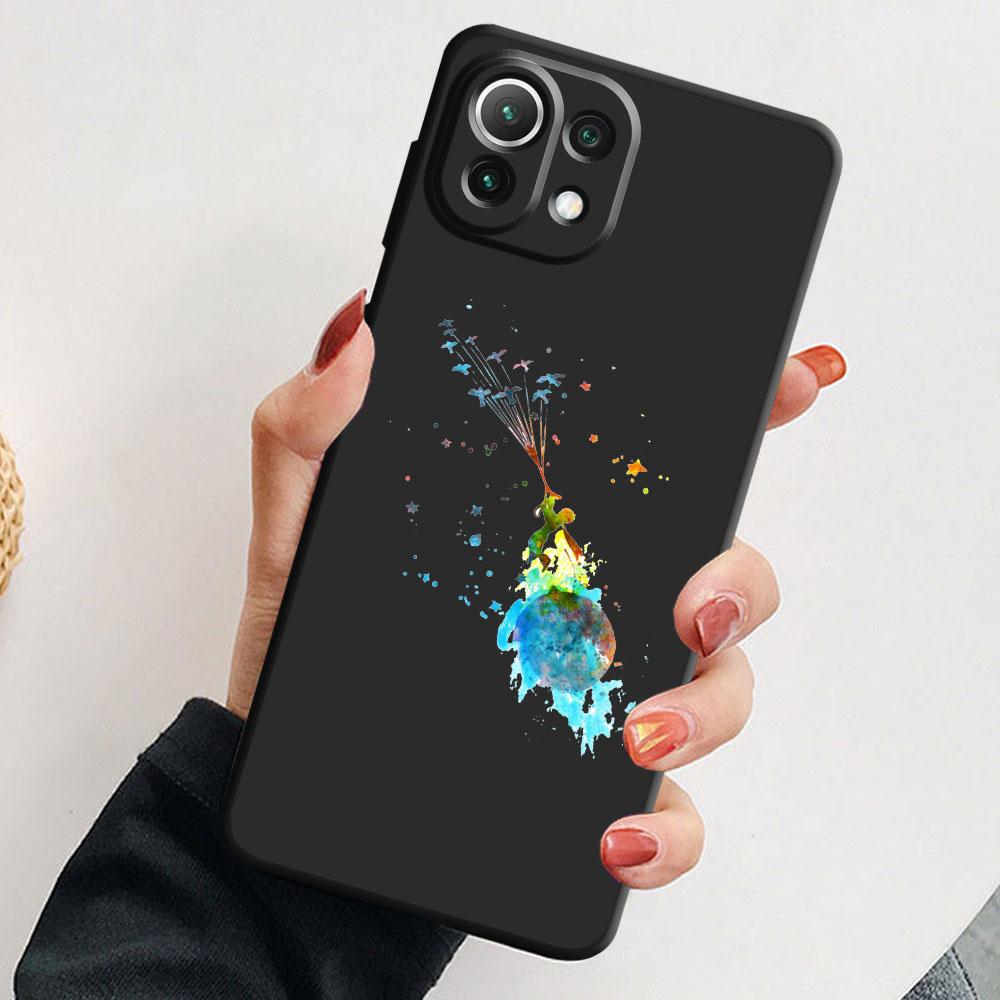 Черный силиконовый чехол для Samsung Galaxy A22 Note 20 Ultra 10 Plus 8 9 S22 A72 S21 A32 S20 A72 S21 5G Чехол Little Prince