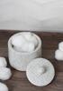 Q-BATH PREMIUM DECOR 1552 cosmetic container, light terrazzo
