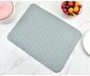 Теплоизоляционный Нескользящий Резиновый Кухонный Плейсмат и Сушильный Коврик с Волнистыми Канавками, Водонепроницаемый Дизайн