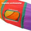 Складной S-образный кошачий туннель - Интерактивная игровая труба с сумкой для хранения, Многоцветный дизайн для кошек, маленьких собак, хорьков и кроликов, Игрушка-туннель для кошек