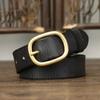 2.8 см женские ремни из натуральной кожи высокого качества из натуральной кожи для женщин с латунной пряжкой, ковбойский поясной ремень класса люкс от дизайнера