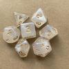 7pcs/lot Polyhedral Dice Set Double-Colors Dice D4 D6 D8 D10 D% D12 D20 for DND RPG Table Games