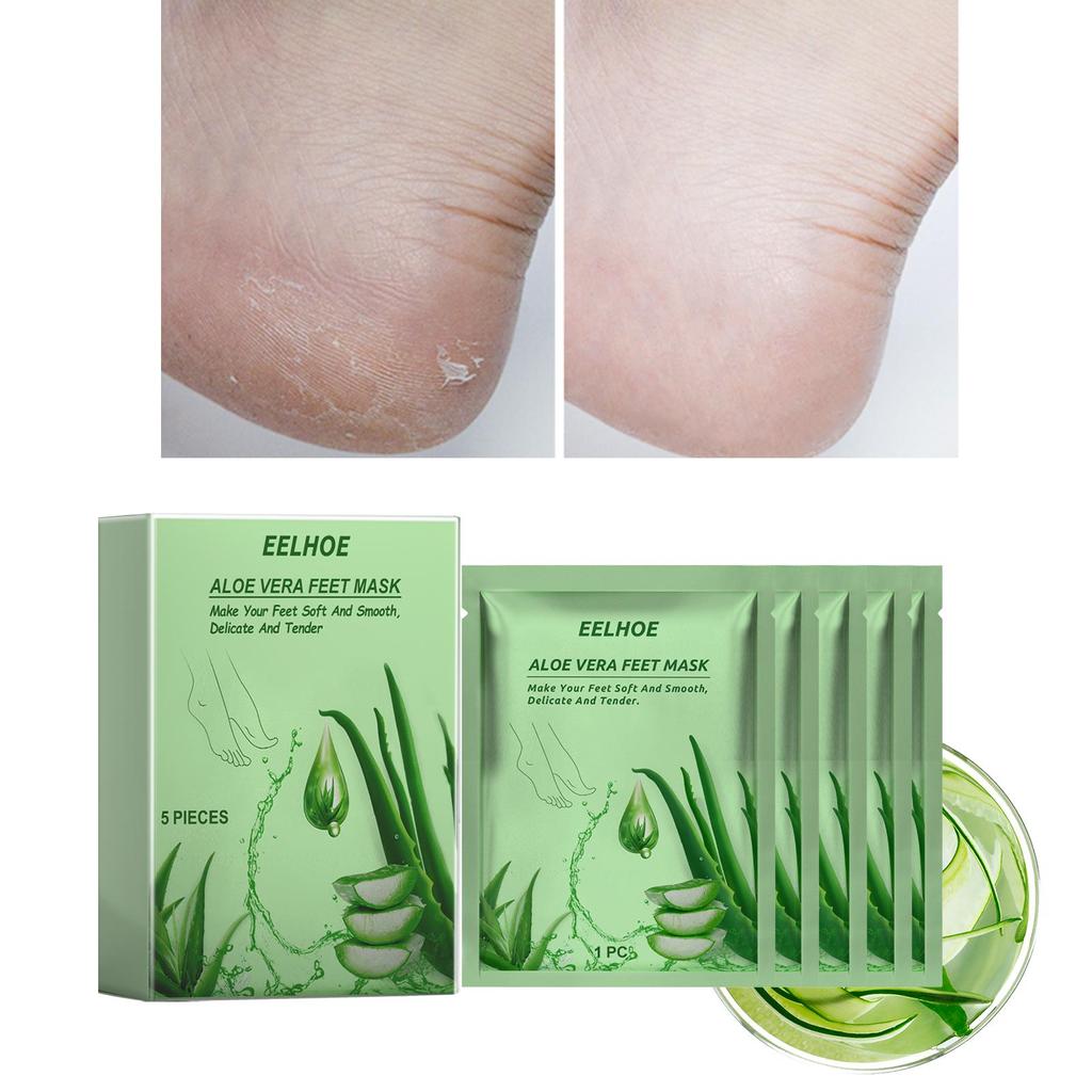 EELHOE Маска для ног с алоэ вера увлажняющая гидратация омоложение увлажнение кожи очищение уход за ногами маска для ног паста