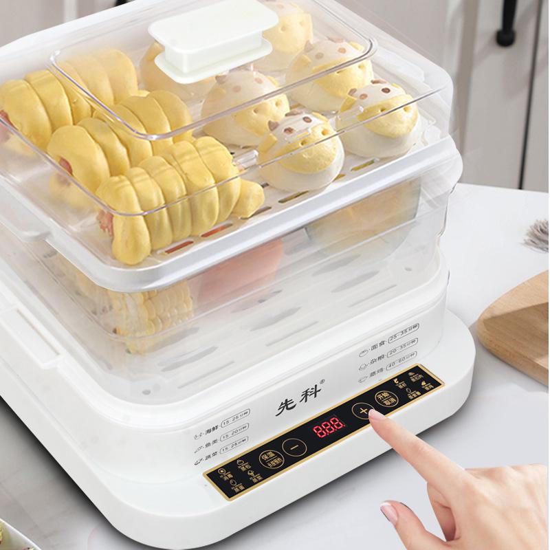 Sencor Трехъярусная многофункциональная электрическая пароварка с автоматическим отключением питания