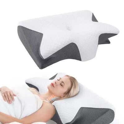 Подушка для сна Butterfly Sleep Memory Neck с медленным отскоком, удобная подушка для сна с эффектом памяти, ортопедическая подушка для массажа шеи и шеи