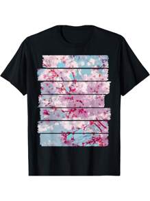 Unisex T-shirt blossom Japan flower cherry tree T-Shirt