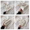 Women's 2024 Lace Embroidery Pearl Crossbody Bag, Chinese-Style Handheld Chain Shoulder Bag