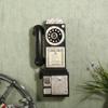 9.5cm×7.5cm×29cm Black Figurine Rotary Antique Wall-Mounted 14088 Telephone Trim