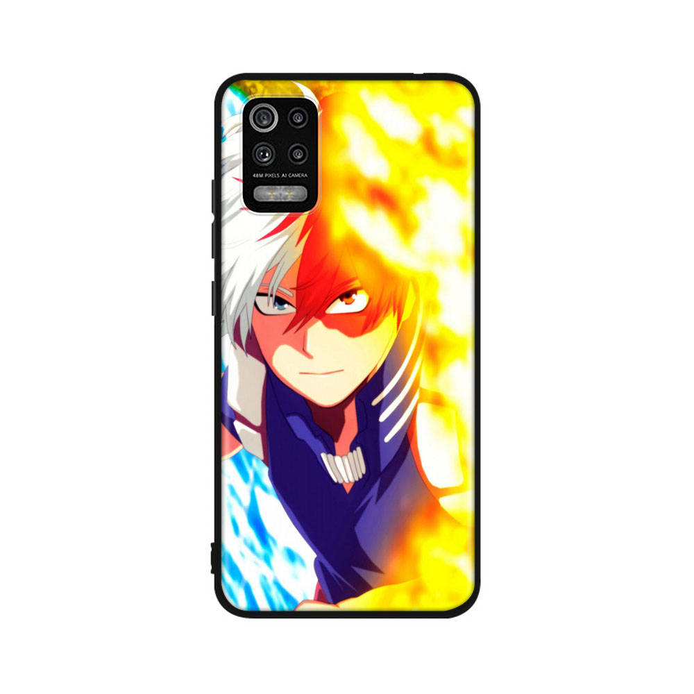 Чехол DT7 Hero Academia для Xiaomi Poco X6 X4 M5 M6 F5 F6 C65 C55 C50 C51 C40 Redmi Note 7 8 14C A3X 13C 12C 11 10A 9C Pro черный мягкий чехол