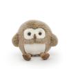 20cm New Cartoon Simulation Owl Doll Cute White Brown Owl Plush Stuffed Animal Toy Boys and Girls Children Birthday Holiday Gift