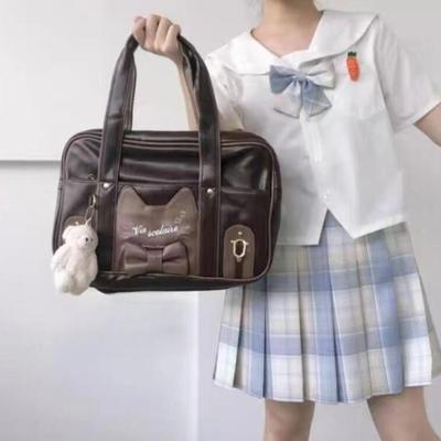 Новая модная студенческая сумка College Wind Japanese Department Cat, женская сумка на плечо, вместительная ручная сумка для отдыха, сумка через плечо