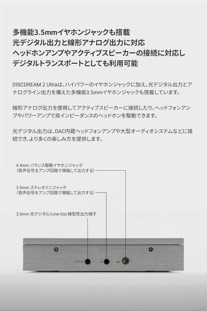 Moondrop CD Player DISCDREAM 2 Ultra Portable CD Player Portable Versatile CD Player Drive Earphone Jack Earphone Jack Multifunctional Earphone Jack