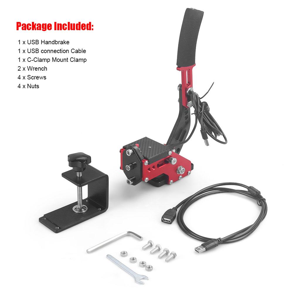 Для PS4 PS5 PC USB Ручник Для SIM-гонок Для Logitech G29 Сталь и Алюминий RALLY Регулируемый Для ПК Windows DIRT RALLY