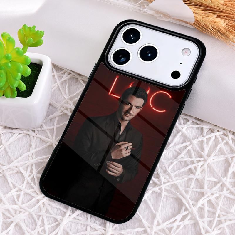 Lucifer Сериал Мягкий Чехол для Телефона для iPhone 17 Air 16 15 11 12 14 13 Pro Max Ударопрочный Чехол