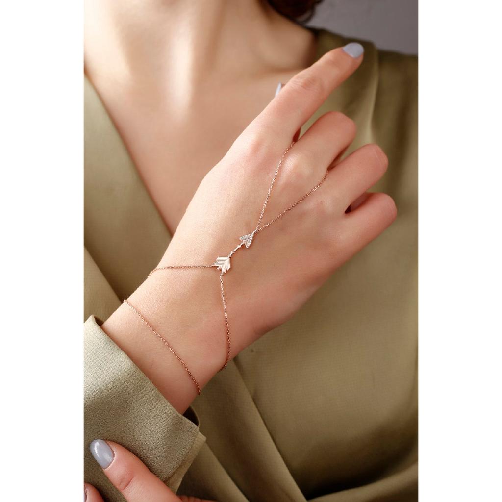 Стрела из циркония из серебра 925 пробы, Ахмеран