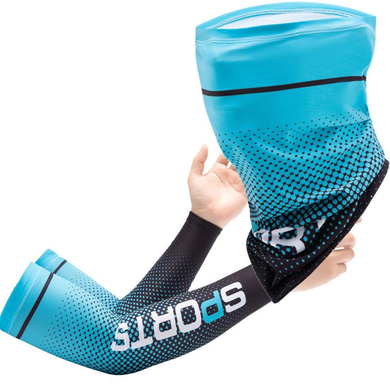 Рукава Ice Silk солнцезащитный крем манжета защита от ультрафиолета нарукавники противоскользящие мужские и женские длинные перчатки для активного отдыха на открытом воздухе велоспорт