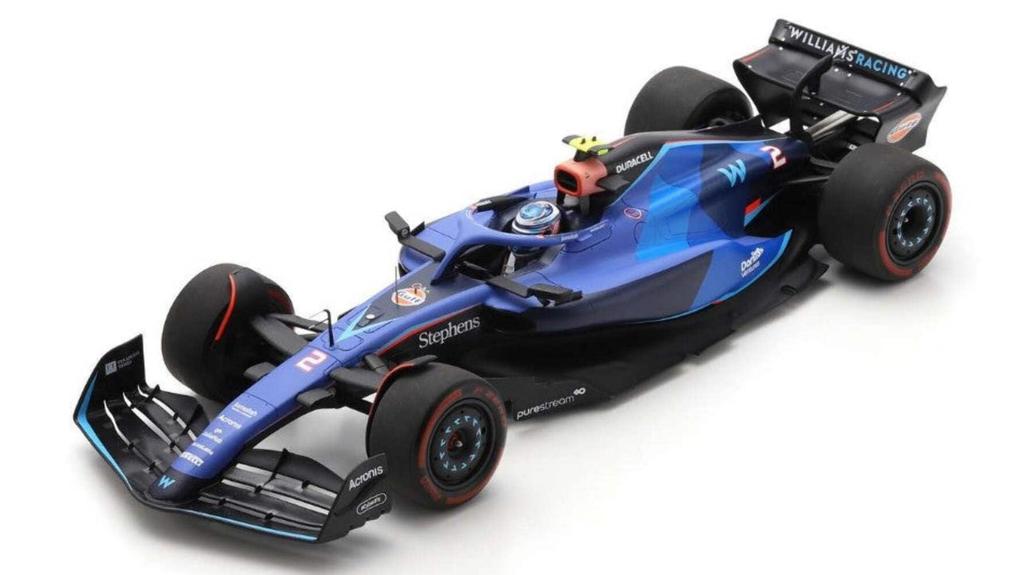 MODELLINO Scala Compatible CON Williams F1 Bahrain GP 2023 Logan Sargeant SPARK MODEL 18S951 N.2 118
