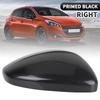 Door Wing Rearview Mirror Cover Cap For Peugeot 208 2008 2012 2013~ Citroen C3 2016~ Chrome/Black Side Mirror Housing