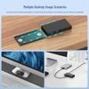 Магнитный USB-хаб, док-станция с выдвижной направляющей для ноутбуков и настольных компьютеров с Type-C