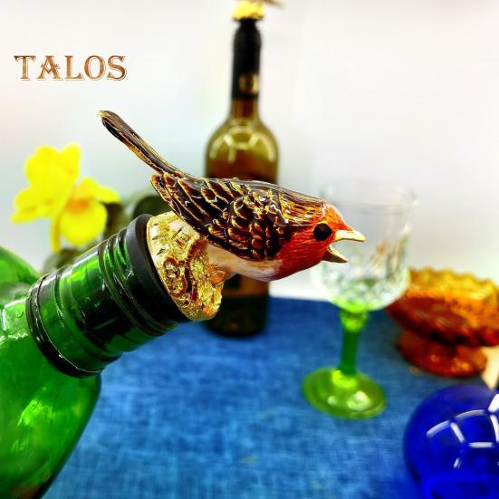 Пробка для вина, пищевой герметичный универсальный отличный креативный эмалированный дизайн, пробка для бутылки вина, барный инструмент для ресторана