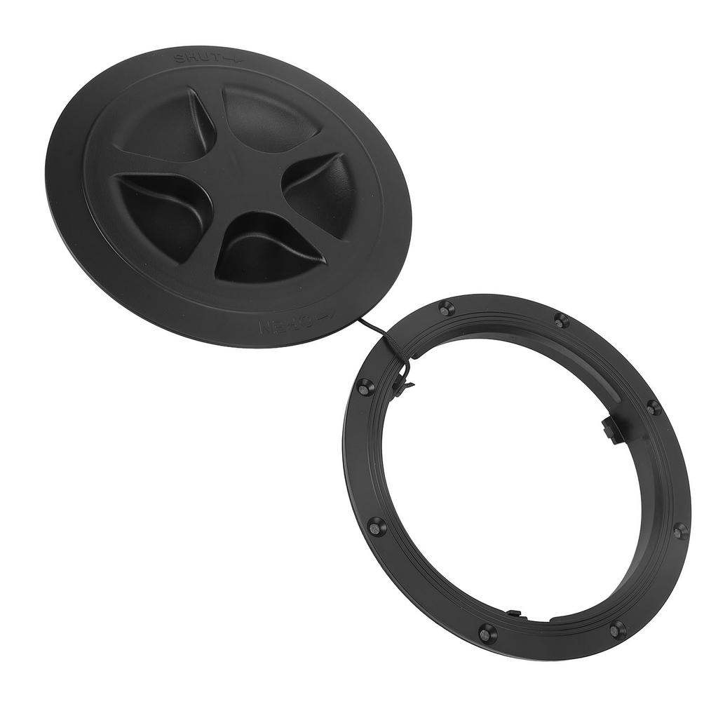 6-дюймовая палубная пластина для лодки, круглая, инспекционная, крышка, съемная крышка для морской яхты, каяка, черная