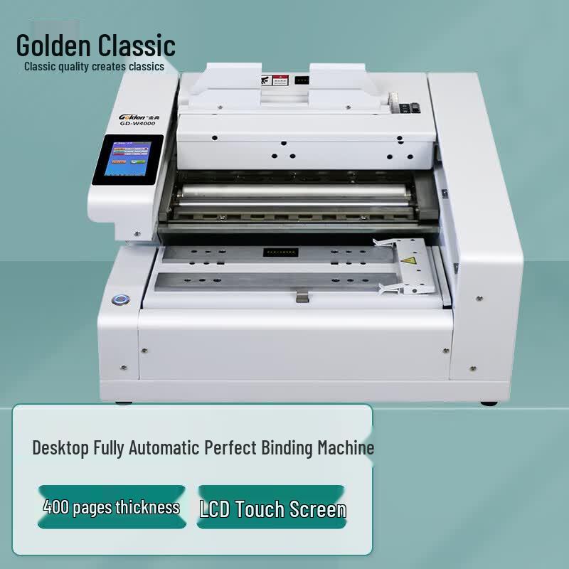 GOLDEN GD-W4000 Fully Automatic Wireless Thermal Binding Machine CN plug (adapter included)